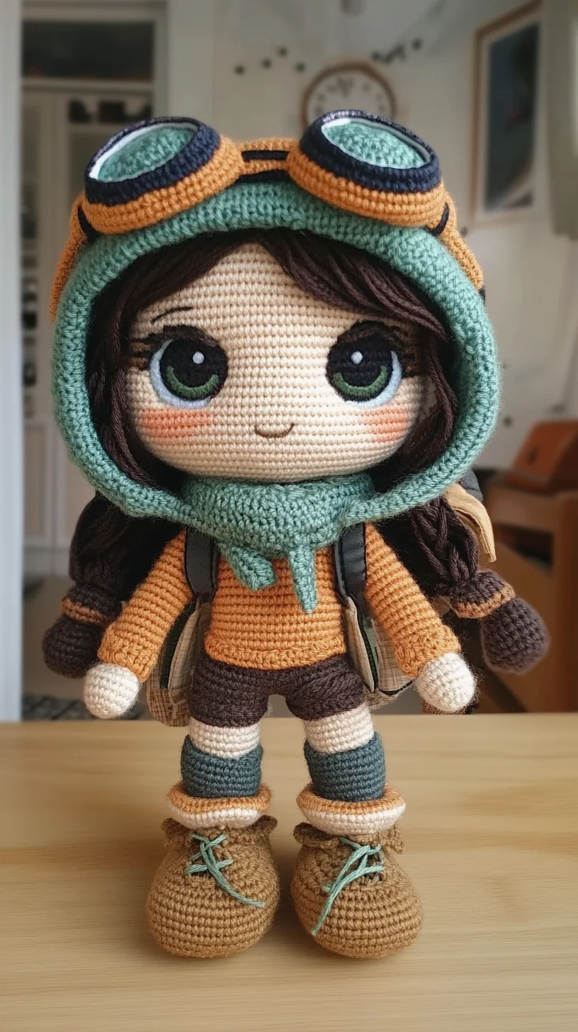 Adorable Adventure Chic: Crochet Doll Style Inspired by Nature
