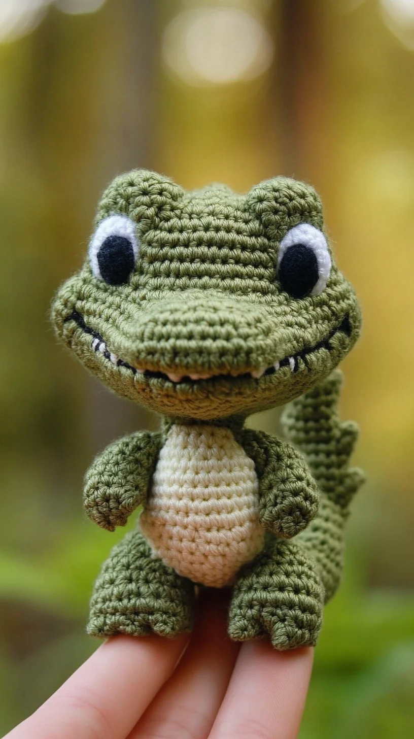 Adorable Amigurumi Alligator: A Charming Craft for All Skill Levels