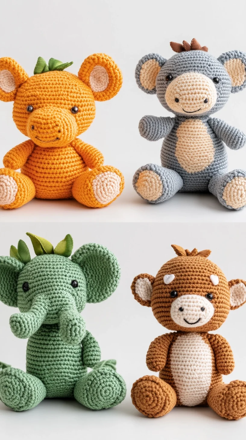 Adorable Amigurumi Animals: Handcrafted Cuteness for All Ages!