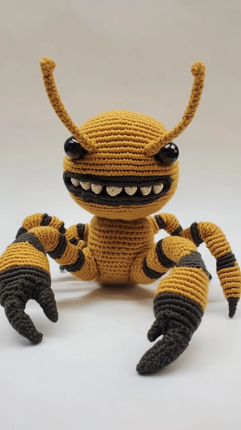 Adorable Amigurumi Ant: A Knit Toy for Crafters of All Ages!