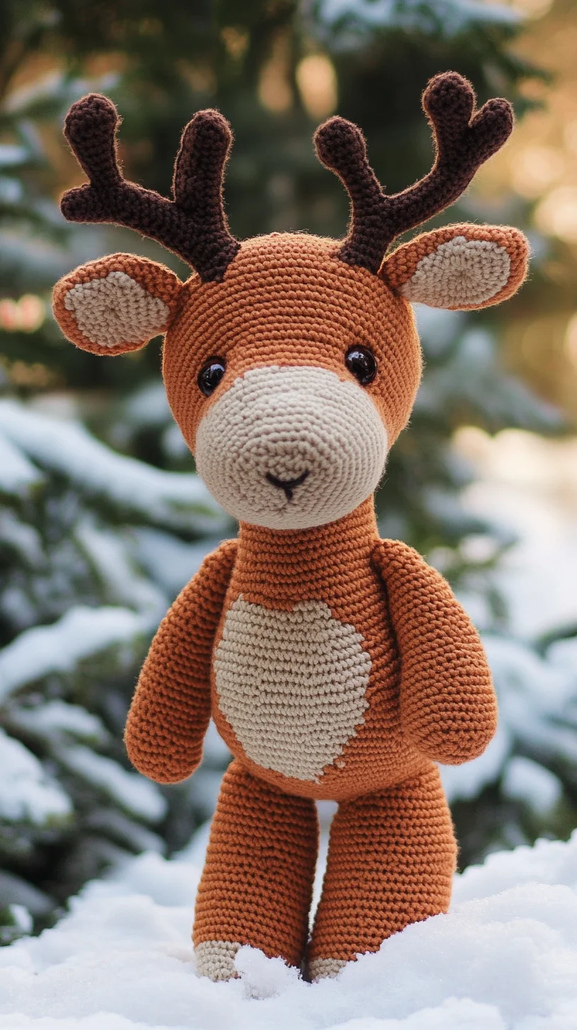 Adorable Amigurumi Antlers: Knit Your Own Cozy Winter Companion!