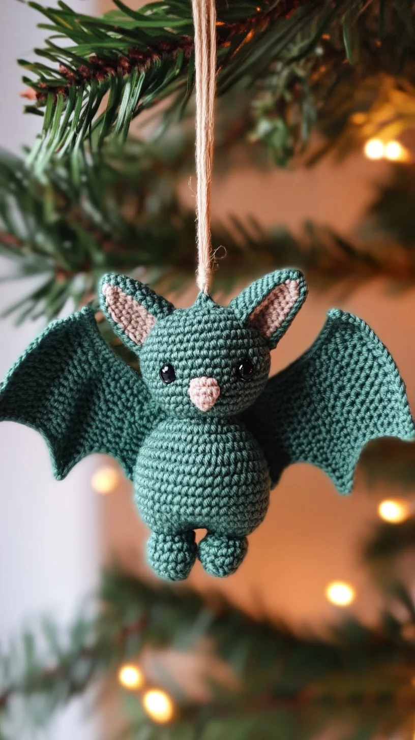 Adorable Amigurumi Bat: A Perfect Handmade Holiday Decoration
