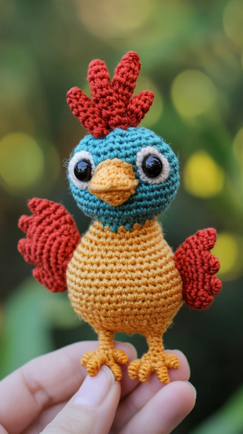 Adorable Amigurumi Bird: A Whimsical Touch for Your Home Décor