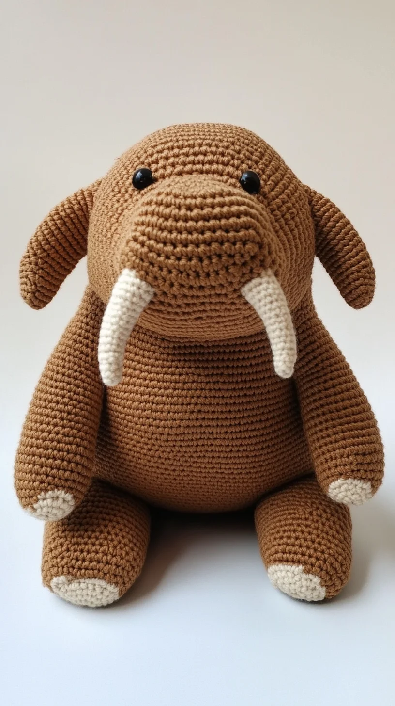 Adorable Amigurumi: Bring Joy with This Cute Crochet Walrus Design!