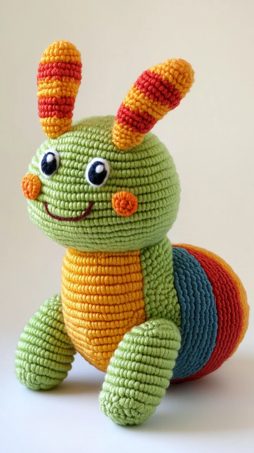 Adorable Amigurumi Caterpillar: Whimsical Charm for Your Home Decor
