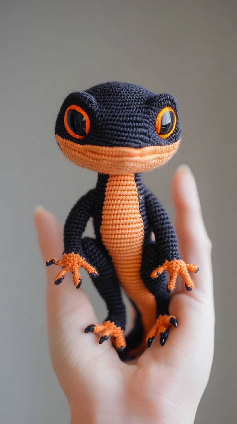 Adorable Amigurumi: Craft Your Own Colorful Gecko Toy!