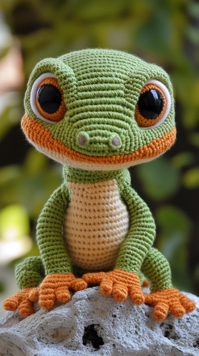 Adorable Amigurumi: Craft Your Own Cozy Crocheted Gecko!
