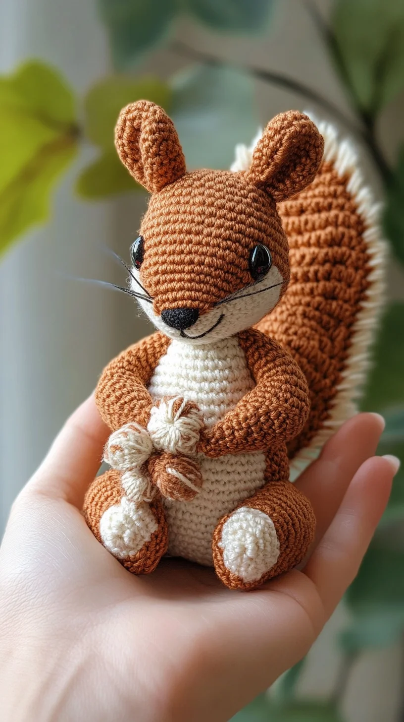 Adorable Amigurumi: Crafting Your Own Charming Squirrel Companion