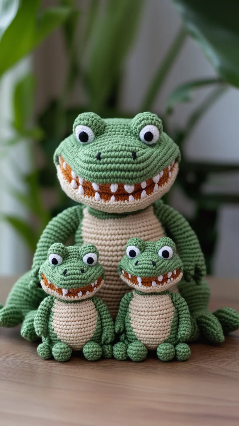 Adorable Amigurumi Crocodiles: Crafting Whimsy for Kids and Collectors