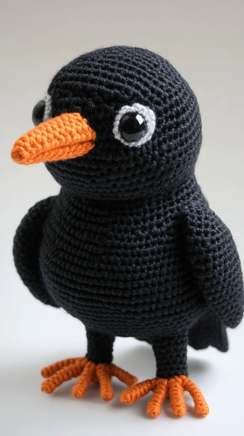 Adorable Amigurumi Crows: Craft Your Own Cozy Companion!