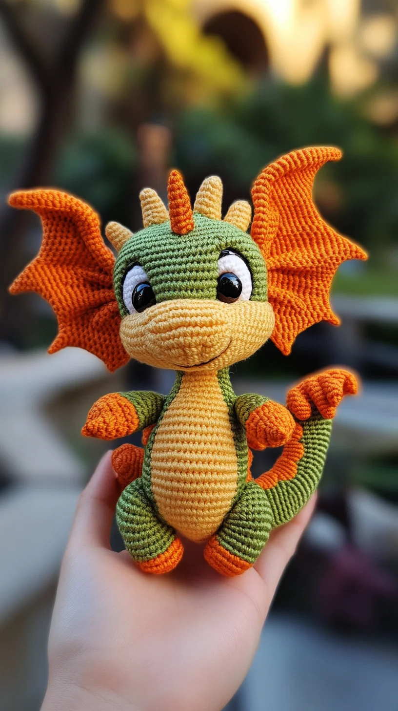 Adorable Amigurumi Dragon: A Perfect Craft for All Ages!