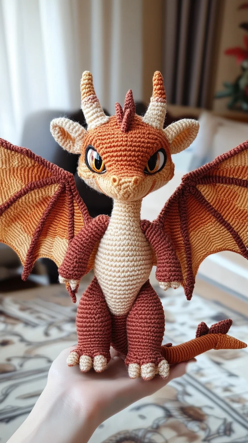Adorable Amigurumi Dragon: Perfect Plush Companion for All Ages