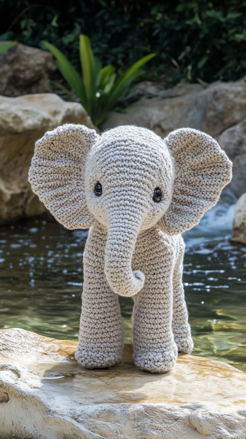 Adorable Amigurumi Elephant: A Charming Addition to Your Soft Toy Collection
