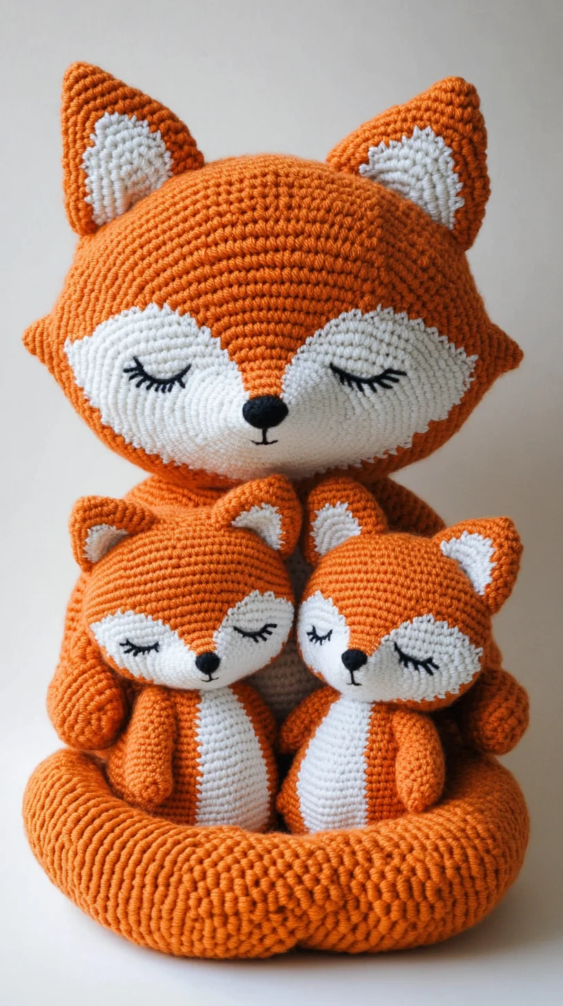 Adorable Amigurumi Fox Family: Cozy Crochet Companions