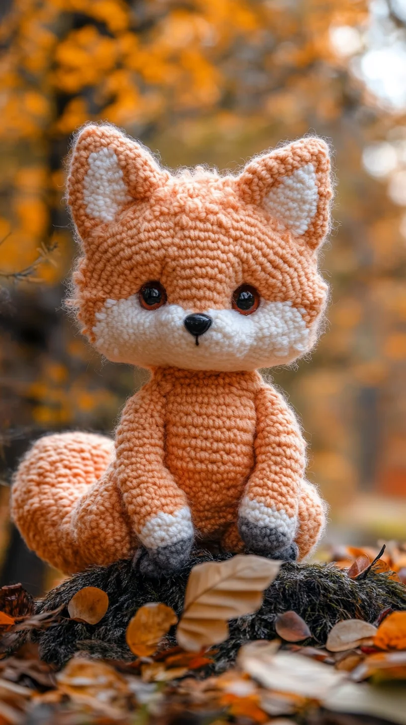 Adorable Amigurumi Fox: Perfect Plush Companion for Cozy Days