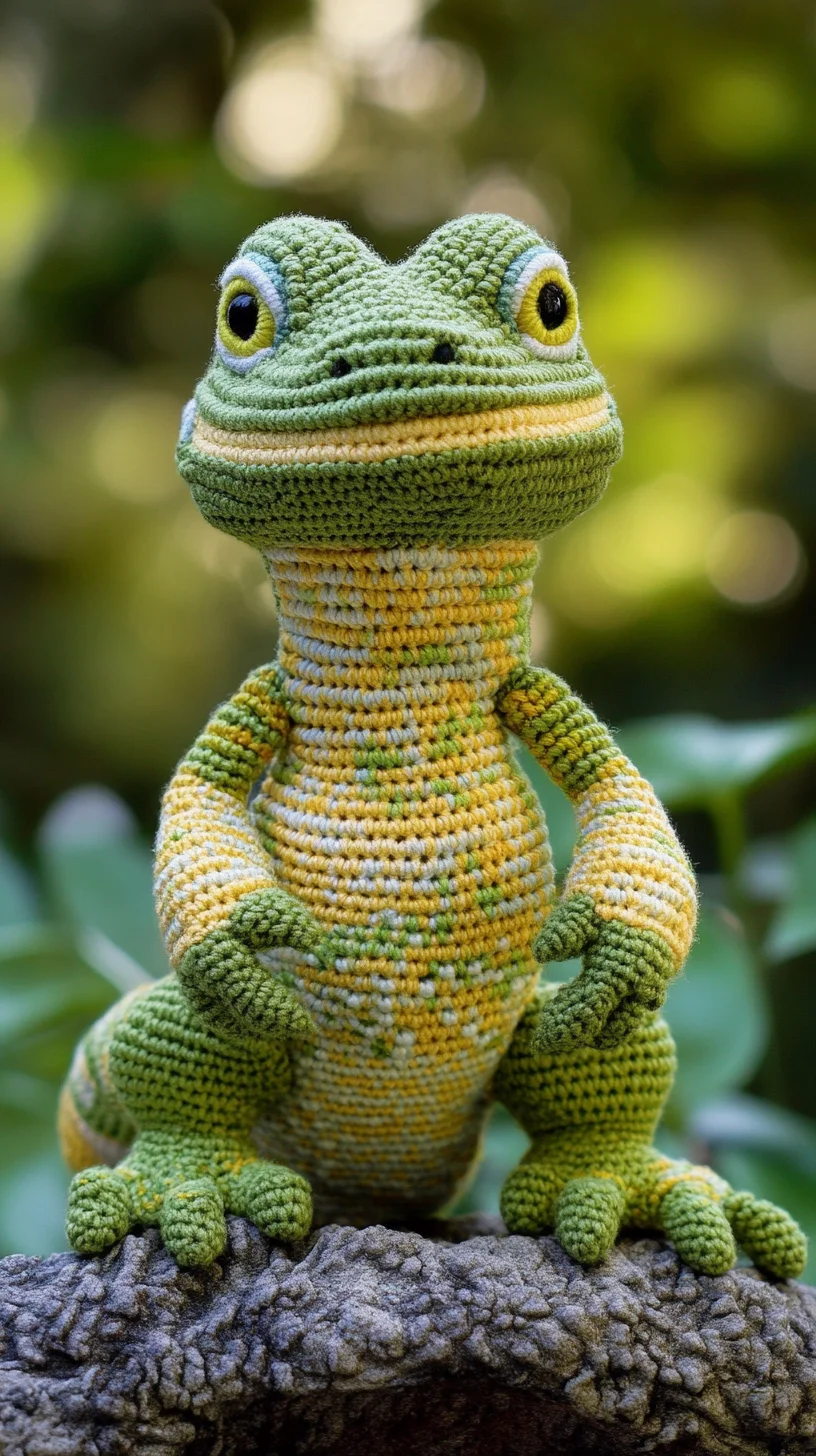Adorable Amigurumi Gecko: A Charming Crochet Companion