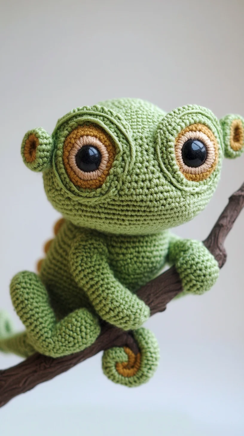 Adorable Amigurumi Gecko: A Whimsical Touch for Your Home Decor