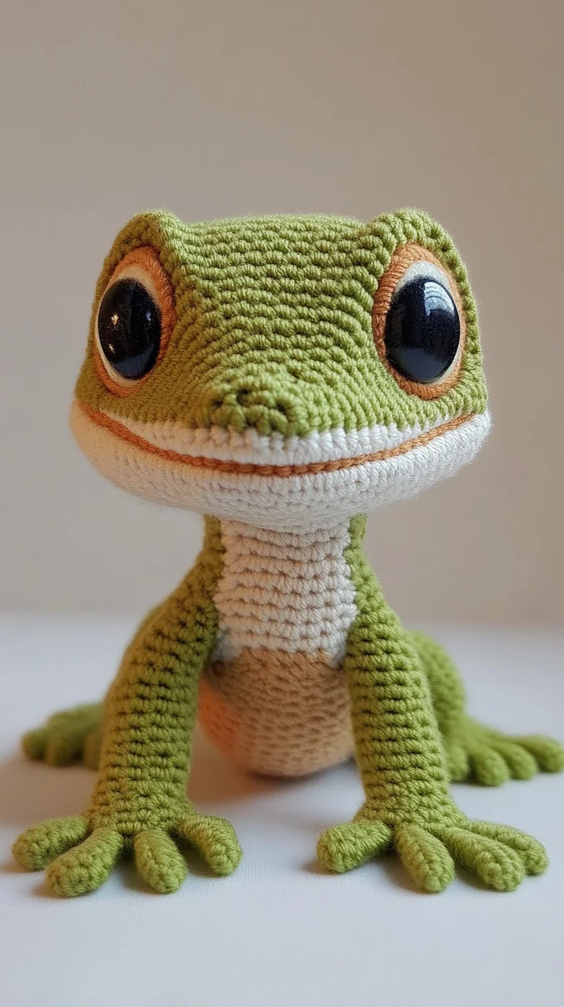 Adorable Amigurumi Gecko: Crafting Cuteness with Crochet