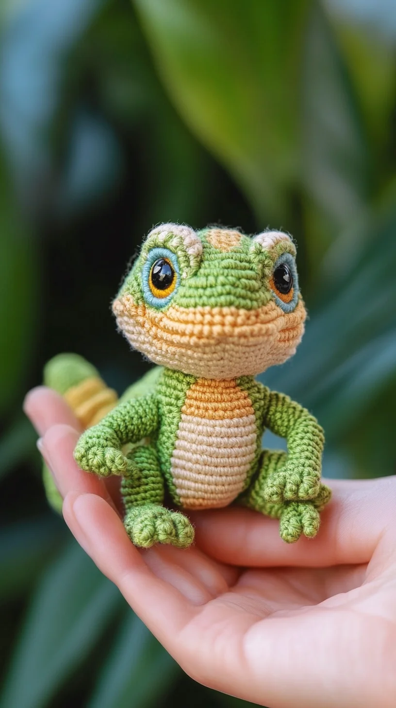 Adorable Amigurumi Gecko: Perfect for Plush Lovers and Crafters Alike!