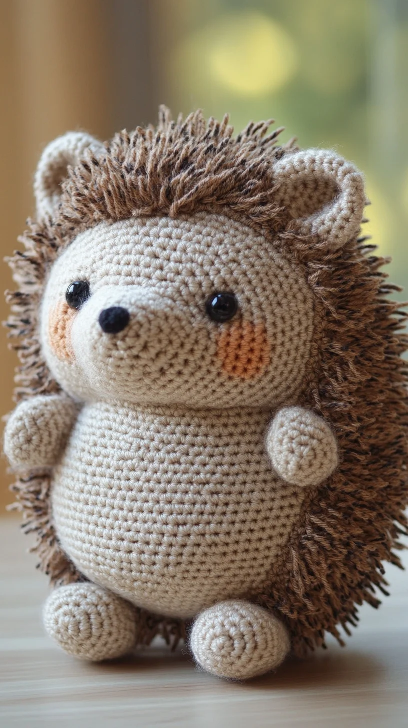 Adorable Amigurumi Hedgehog: Crafting Cuteness with Cozy Crochet!