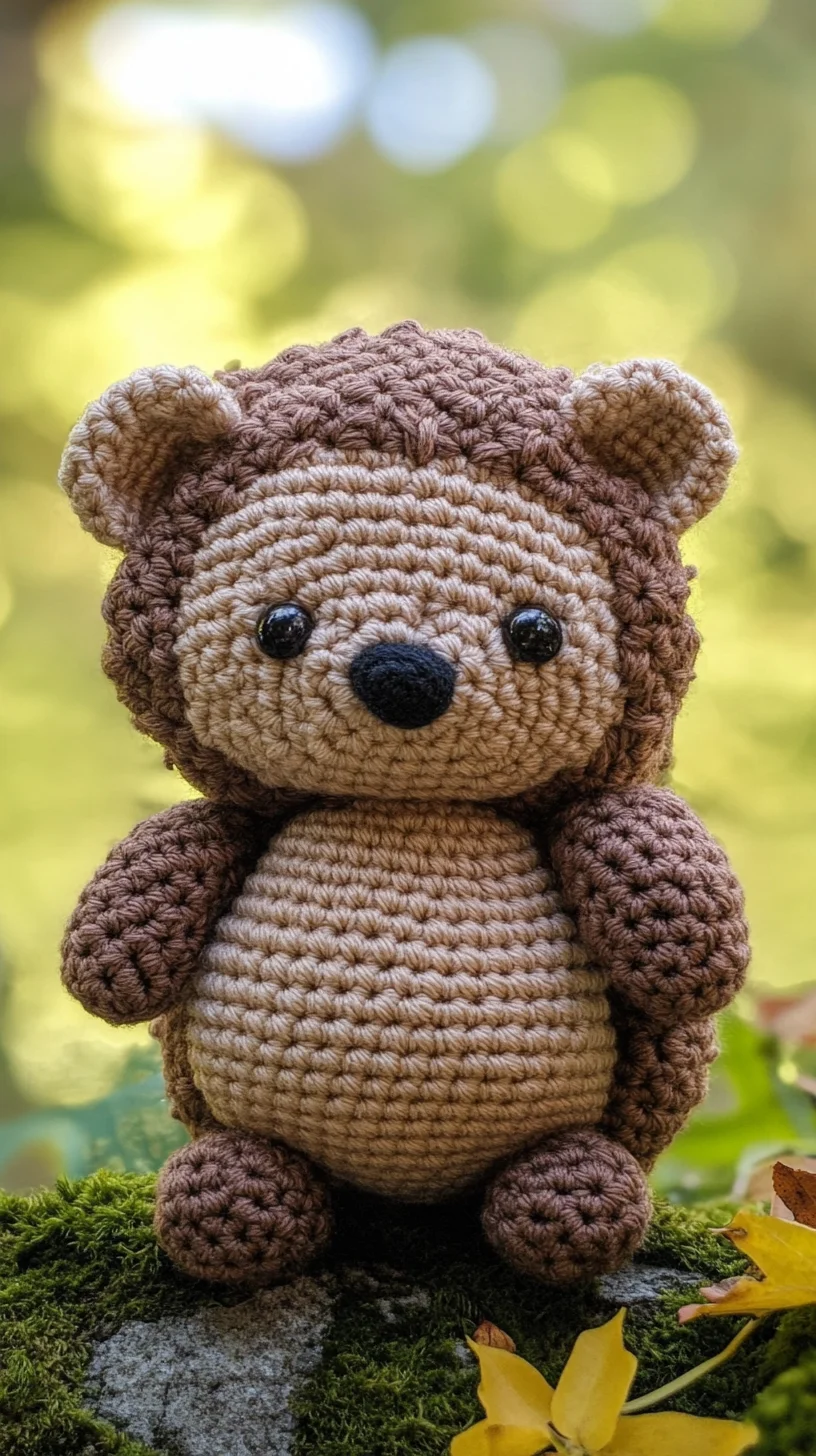 Adorable Amigurumi Hedgehog: Perfect for Beginners and Cuddly Gifts!