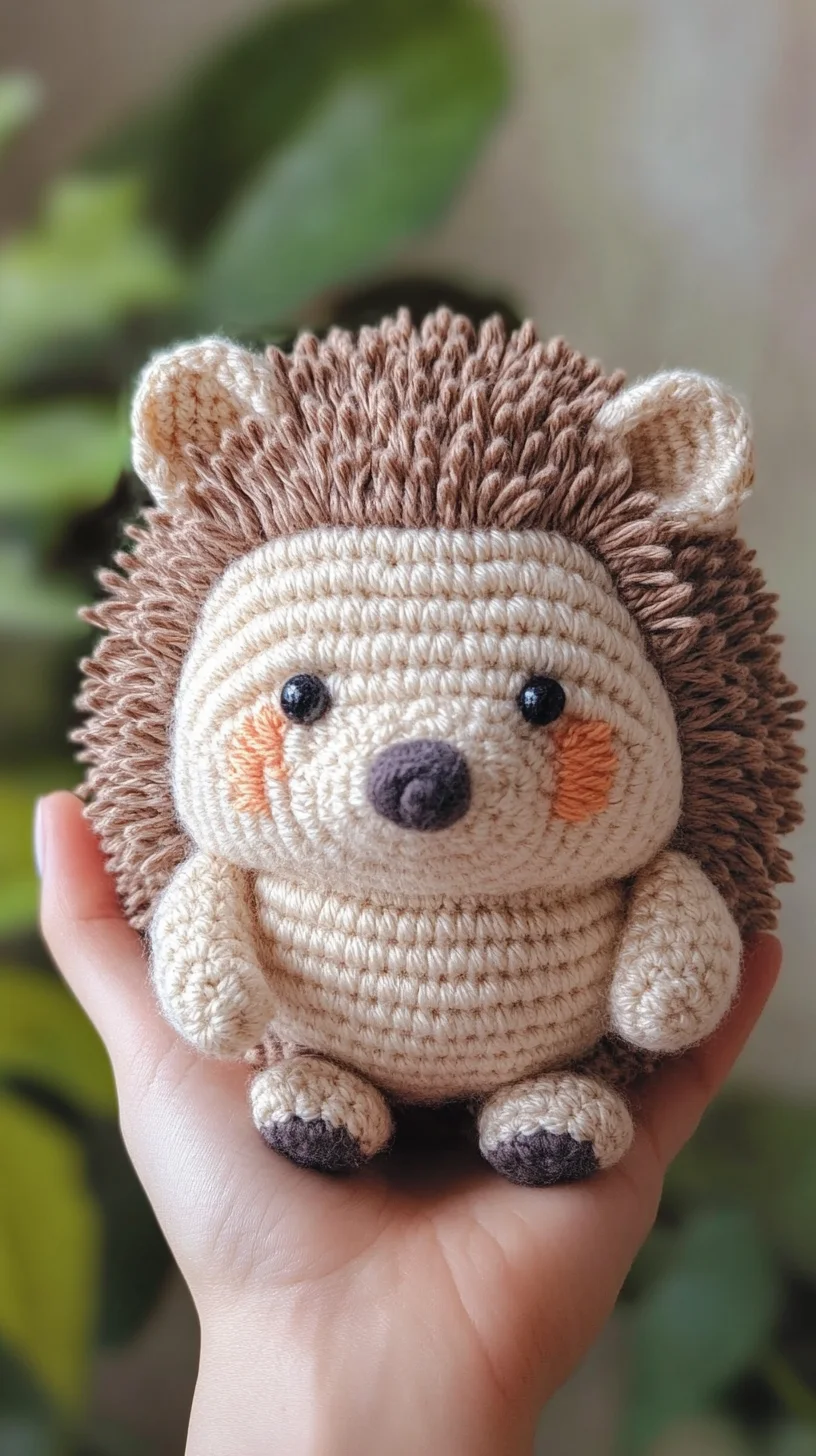 Adorable Amigurumi Hedgehog: Whimsical Craft for All Ages!