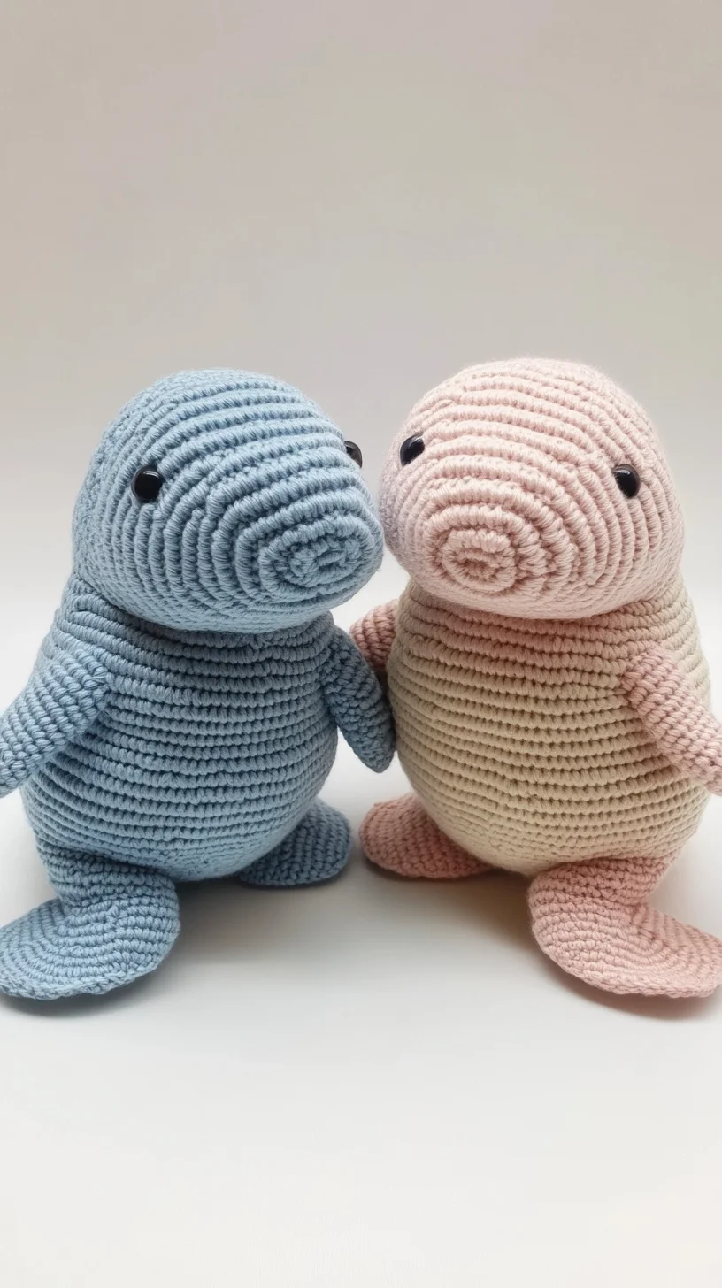 Adorable Amigurumi Manatees: The Perfect Cuddle Companions!