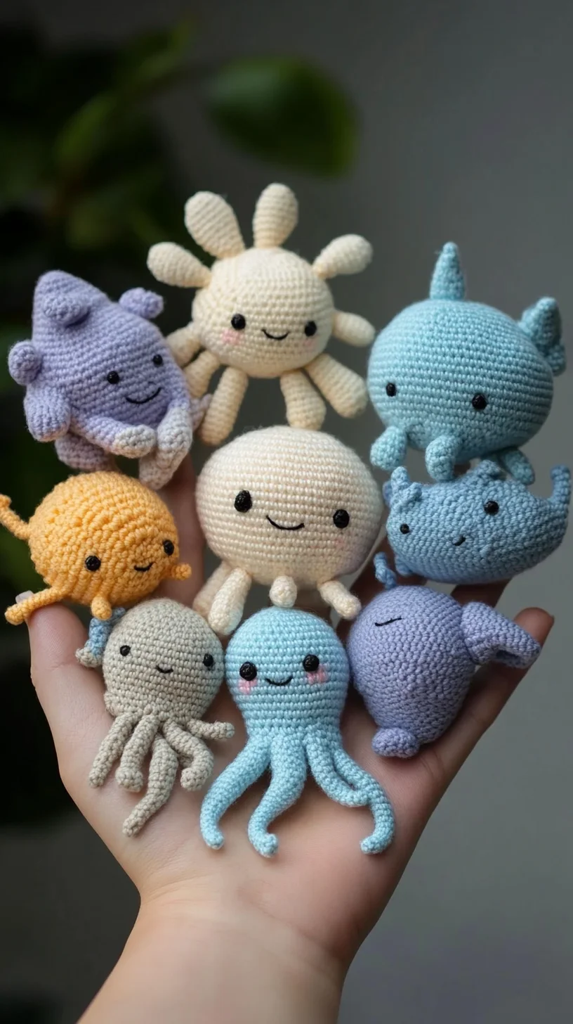 Adorable Amigurumi Ocean Friends: Perfect for Crafters of All Ages!