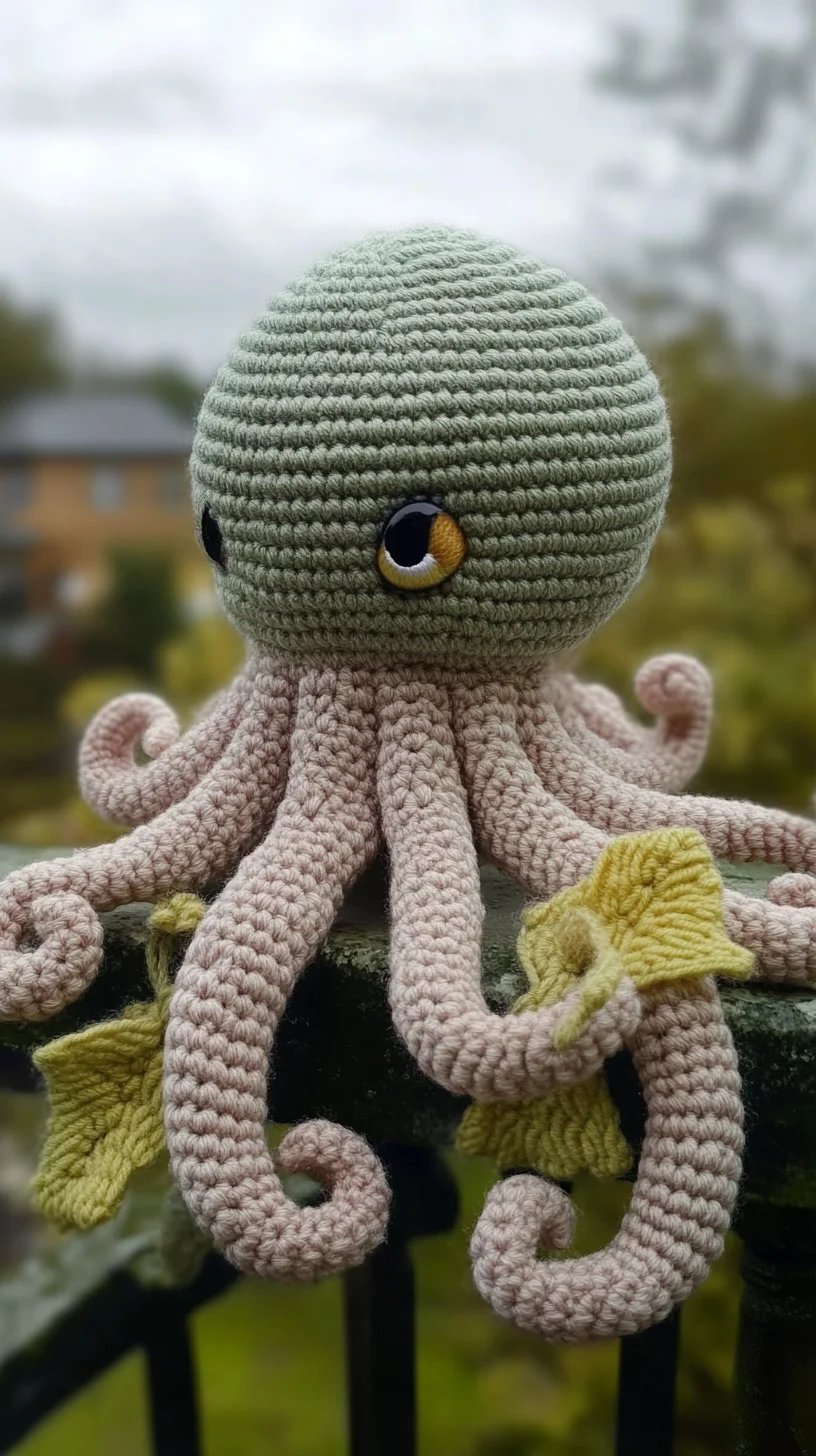 Adorable Amigurumi Octopus: A Whimsical Touch for Any Space