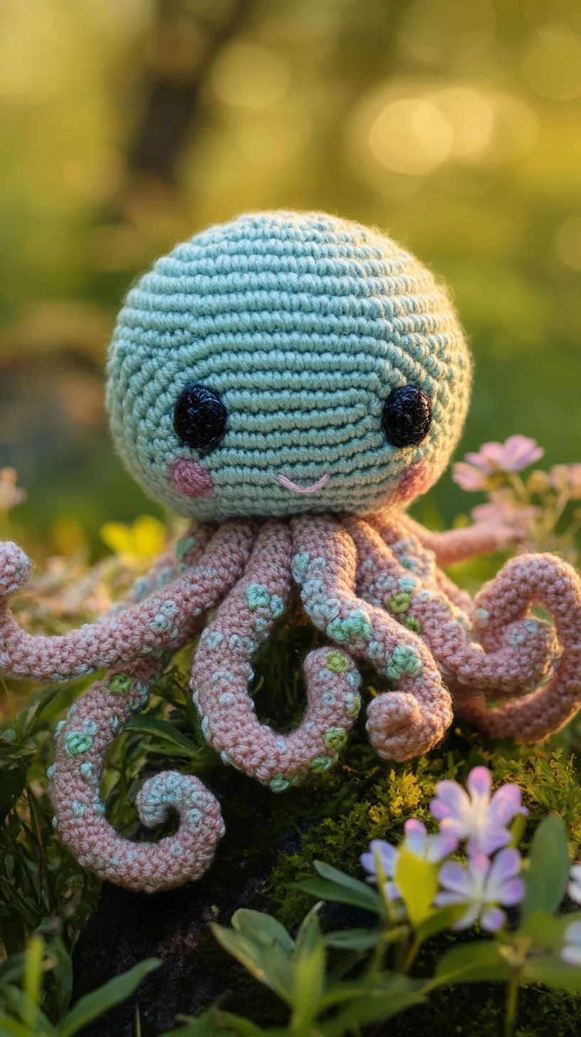 Adorable Amigurumi Octopus: The Perfect Charming Companion for Any Craft Lover