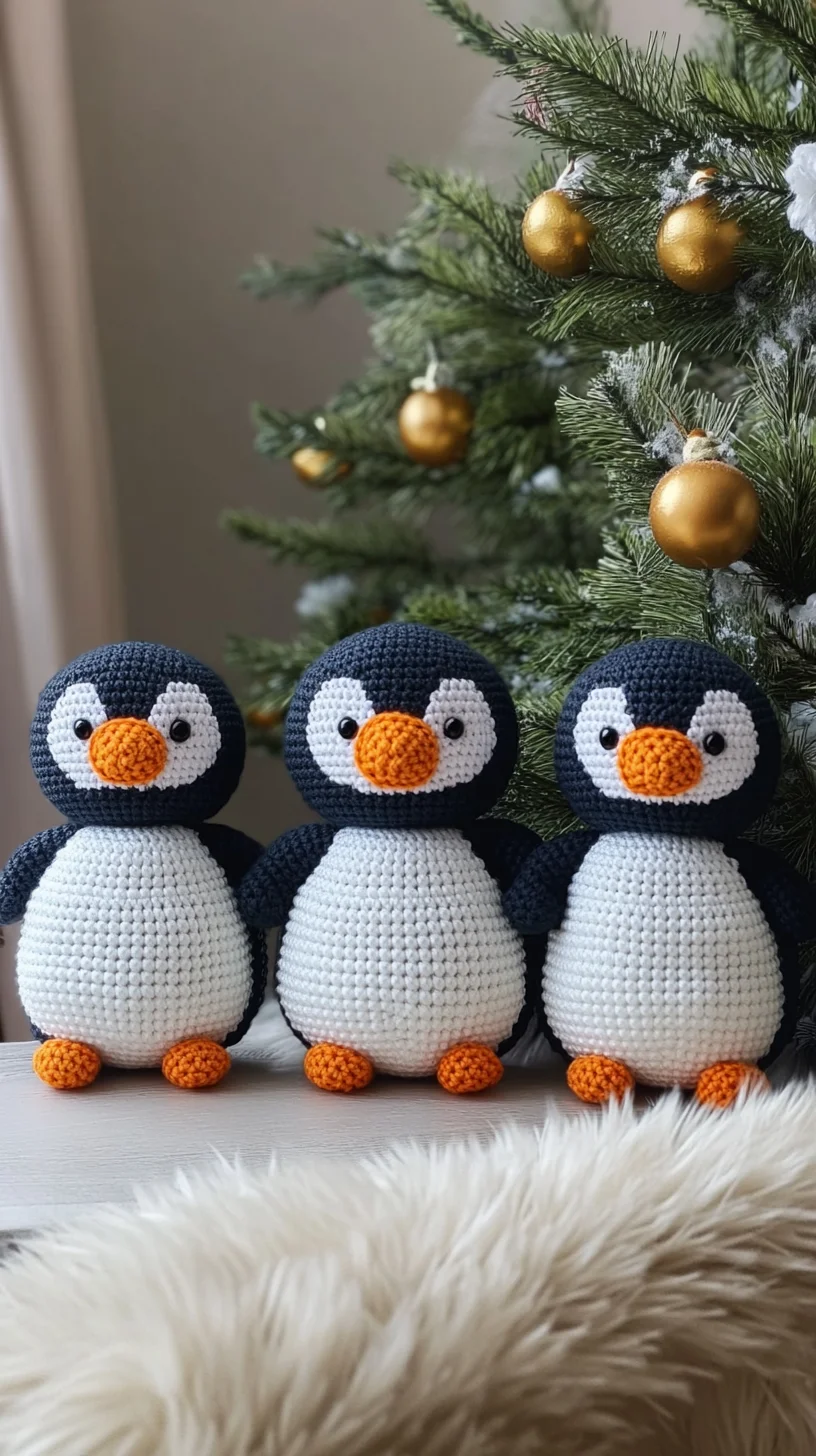 Adorable Amigurumi Penguins: Perfect for Winter Decor and Gifts