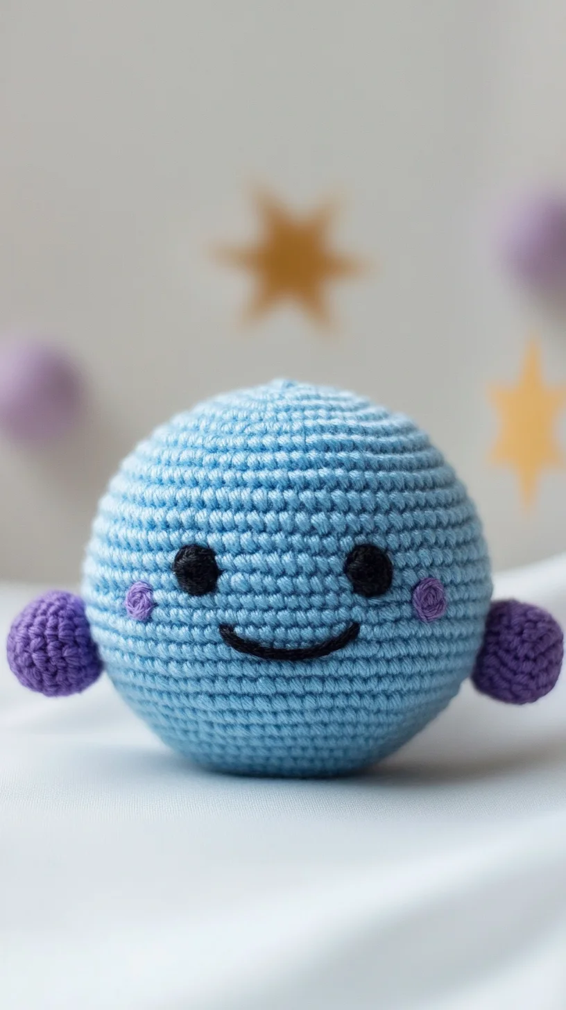 Adorable Amigurumi Planet: Brighten Your Space with Handmade Charm!