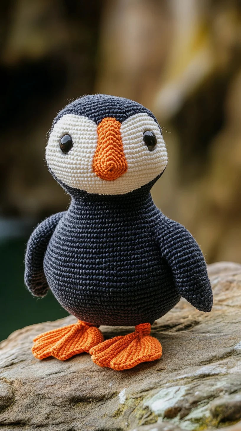 Adorable Amigurumi Puffin: A Crafty Delight for Cuddle Lovers!