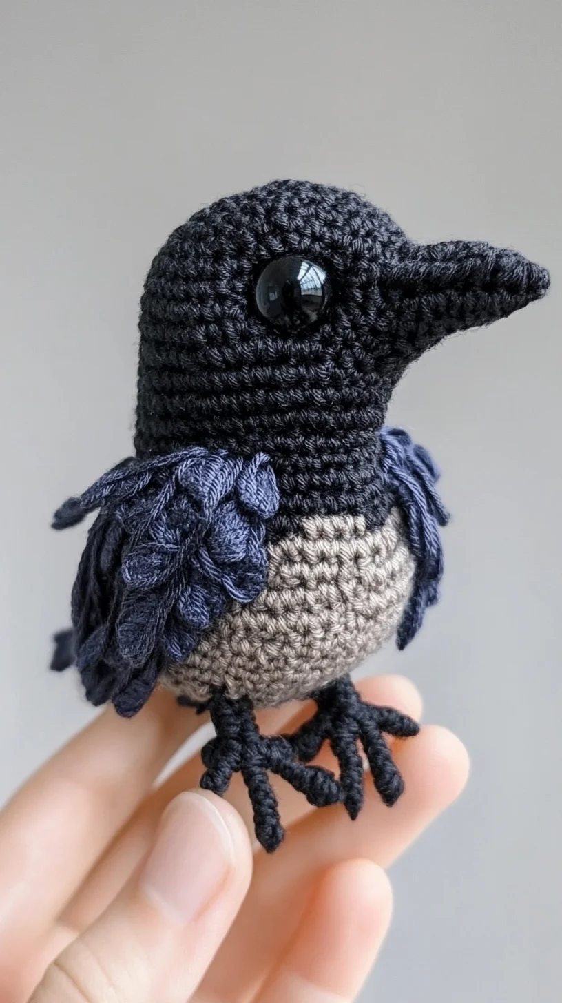 Adorable Amigurumi Ravens: Your New Favorite Crochet Companion!