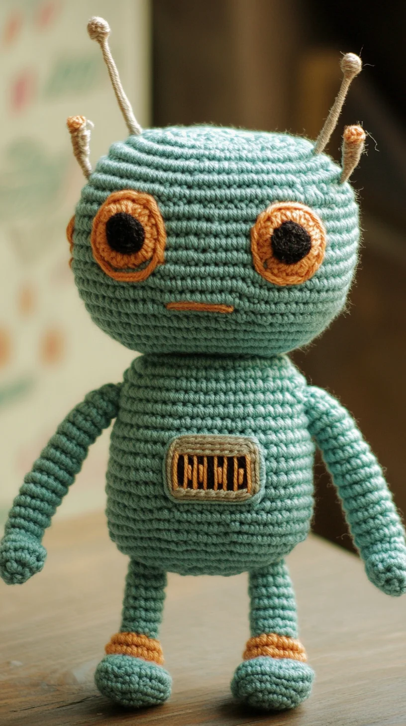 Adorable Amigurumi Robot: A Whimsical Knitting Project for All Ages