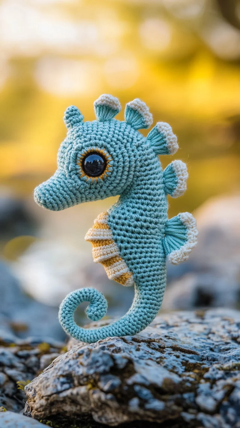Adorable Amigurumi Seahorse: A Charming Crochet Delight for All Ages!