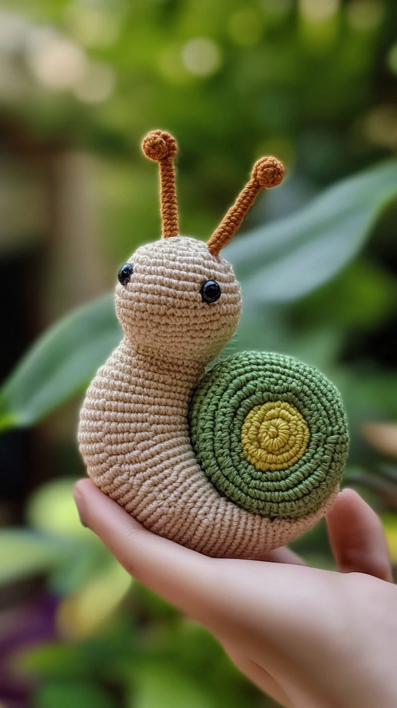 Adorable Amigurumi Snail: A Charming Crochet Creation for Every Skill Level