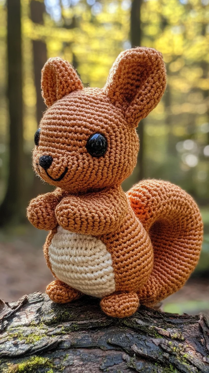 Adorable Amigurumi Squirrel: A Charming Crochet Companion