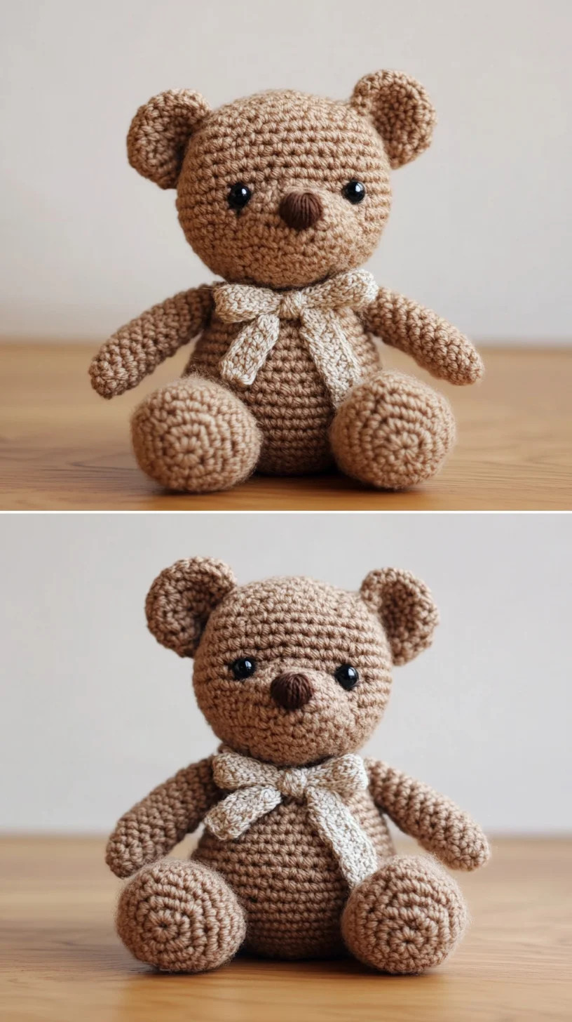 Adorable and Cuddly: The Perfect Crochet Teddy Bear Pattern