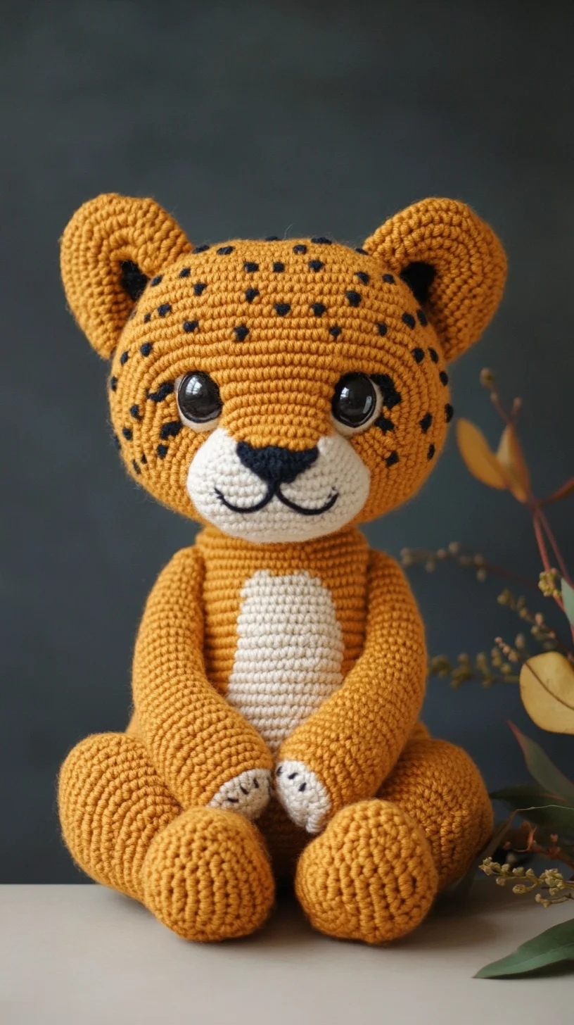 Adorable and Whimsical: The Crochet Leopard Plush Toy