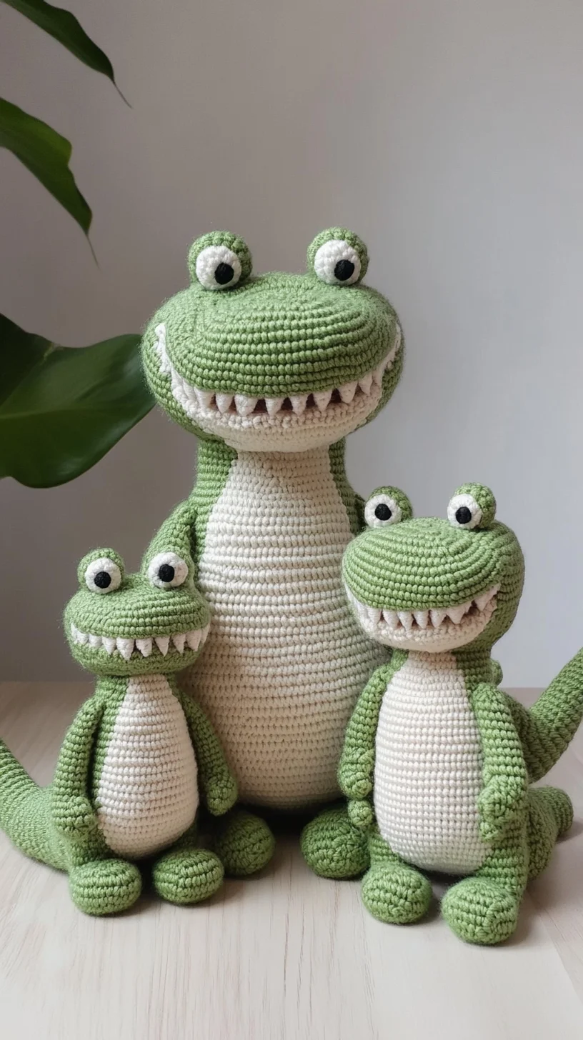Adorable Crochet Alligators: Whimsical Touch for Any Nursery