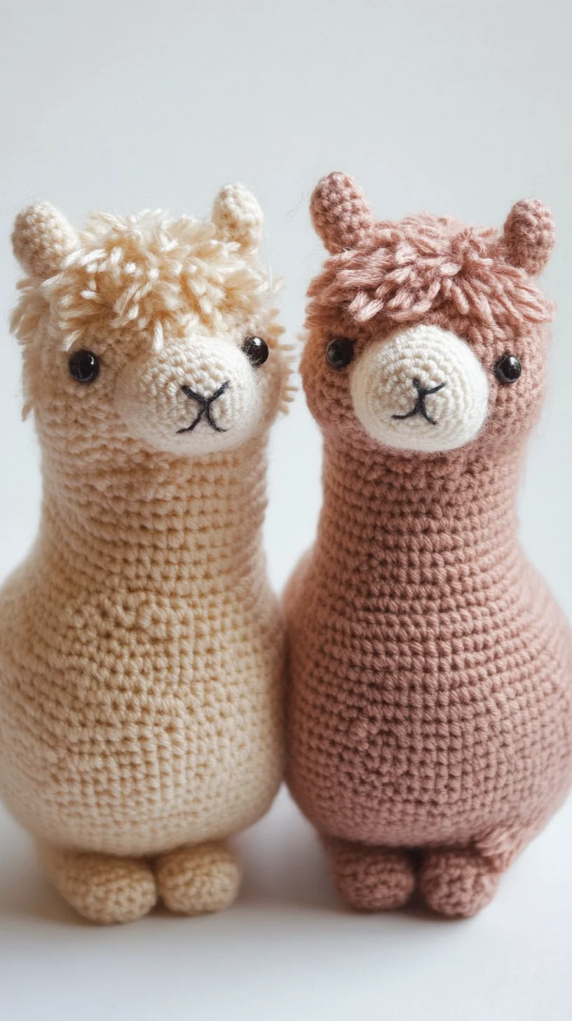 Adorable Crochet Alpacas: The Perfect Crafty Companions for Any Home