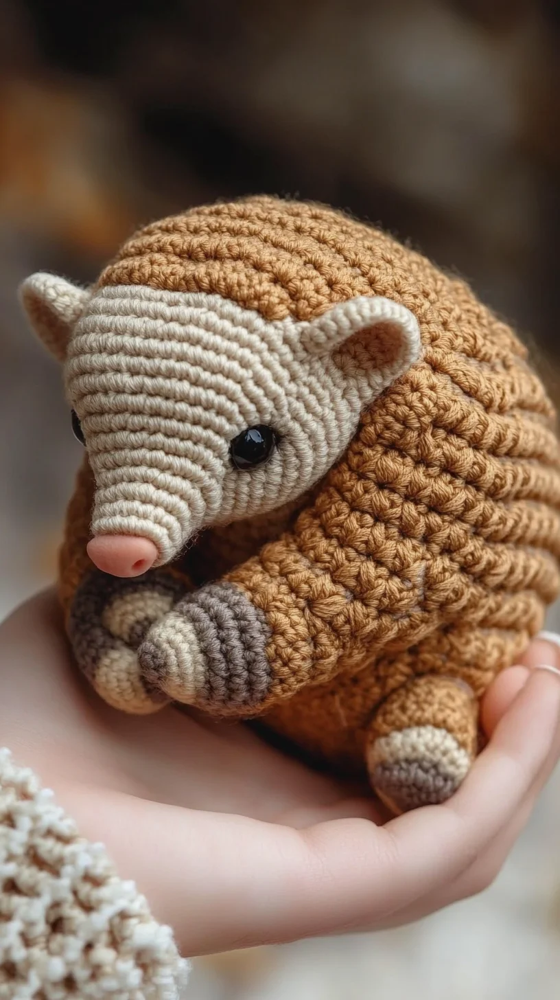 Adorable Crochet Armadillo: Cuddly Crafts for All Skill Levels