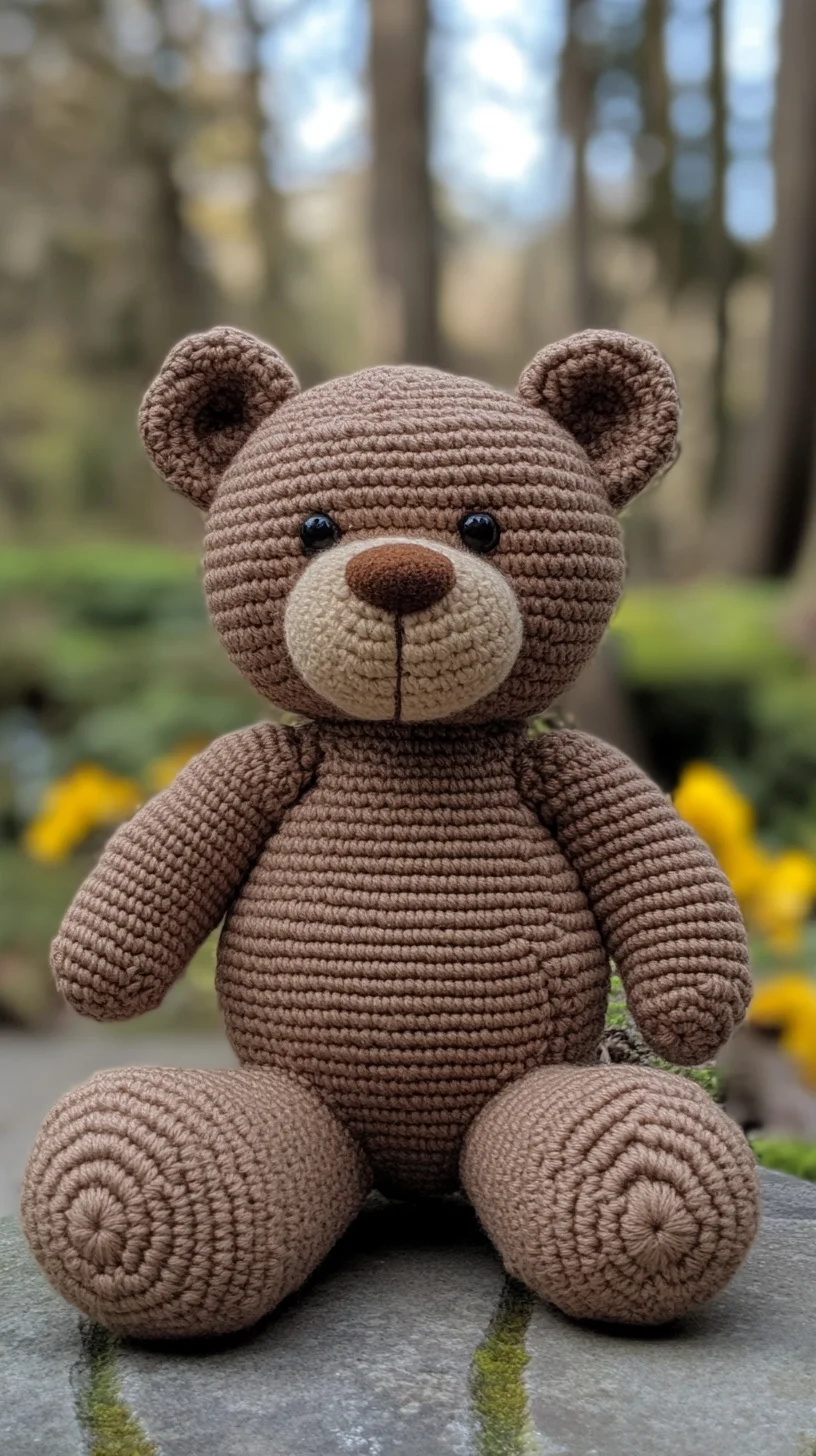 Adorable Crochet Bear: A Perfect Cuddle Companion for All Ages