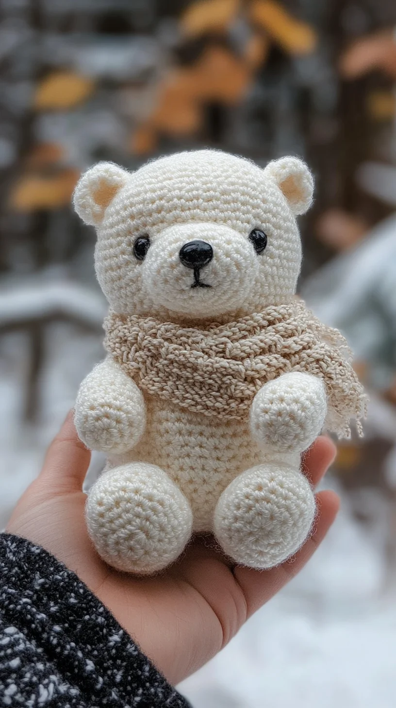Adorable Crochet Bear: The Perfect Adornment for Cozy Winter Vibes