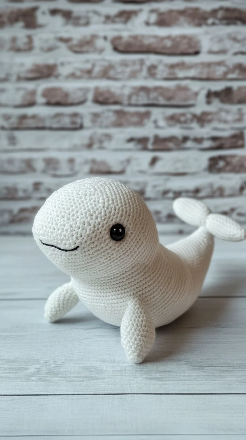 Adorable Crochet Beluga Whale: A Whimsical Touch for Your Nursery Decor