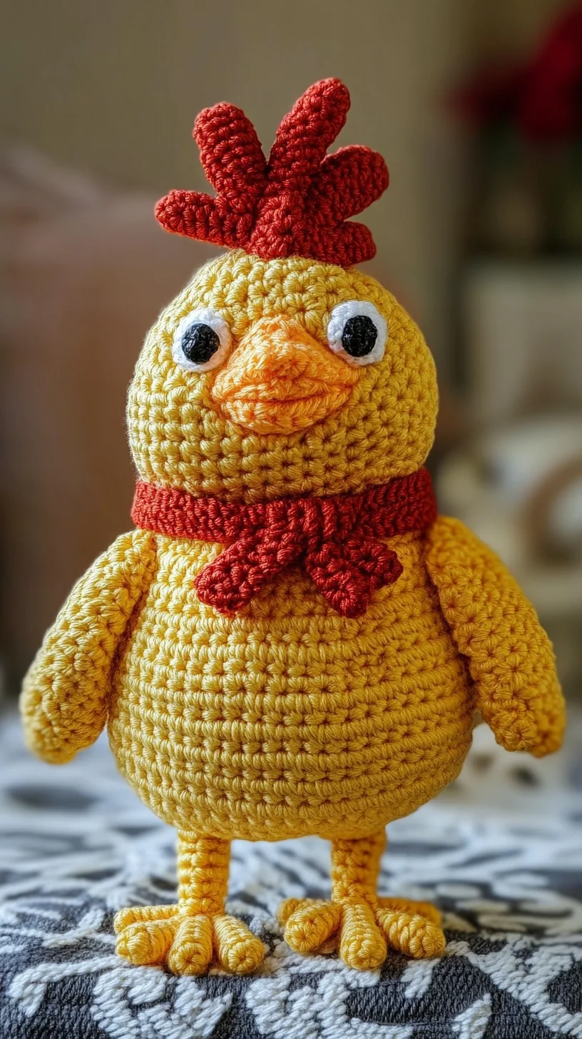 Adorable Crochet Chick: A Whimsical Touch for Any Decor