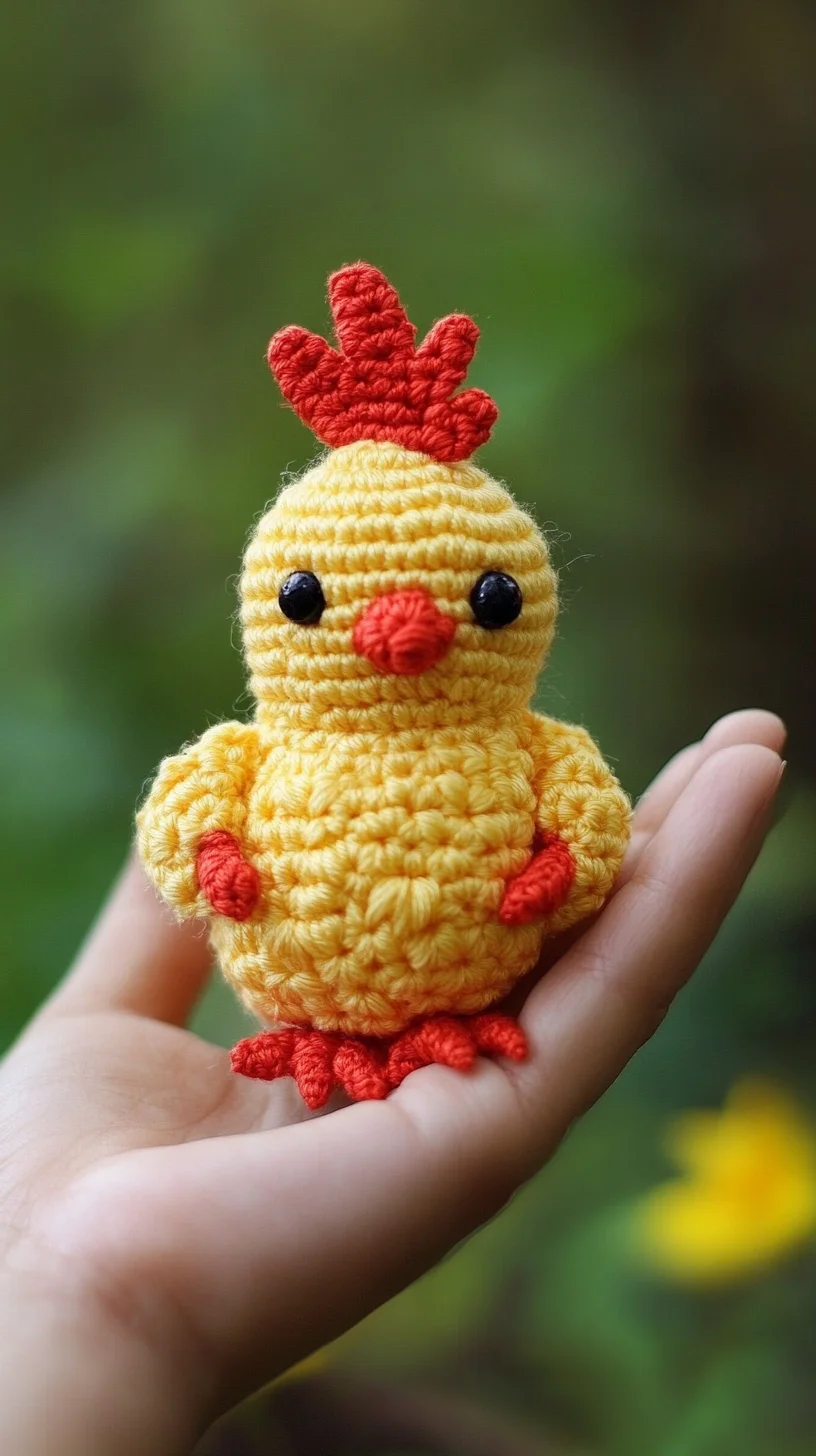 Adorable Crochet Chick: Bring Spring to Life with This Charming Creation