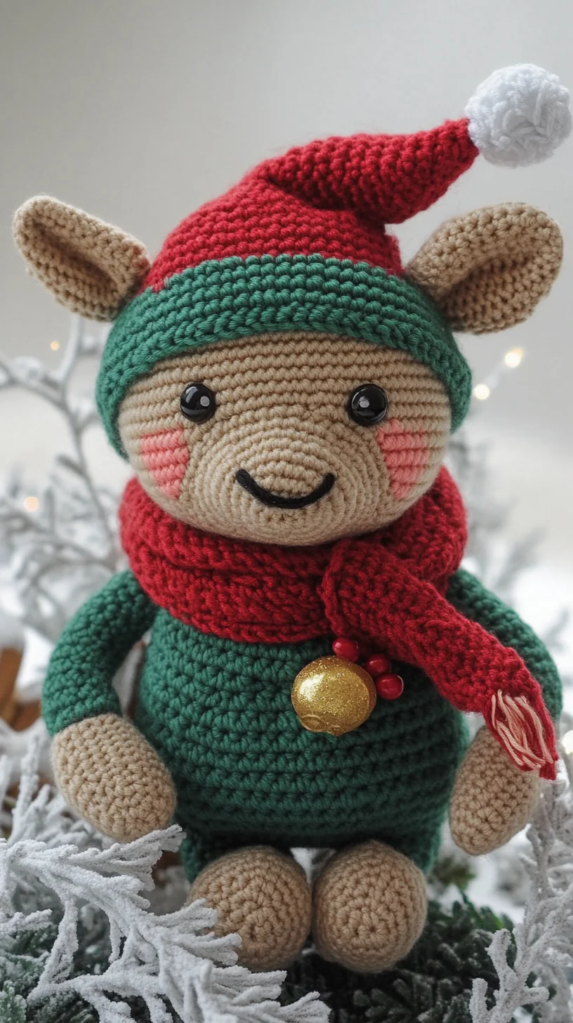 Adorable Crochet Christmas Elf: A Whimsical Holiday Companion!