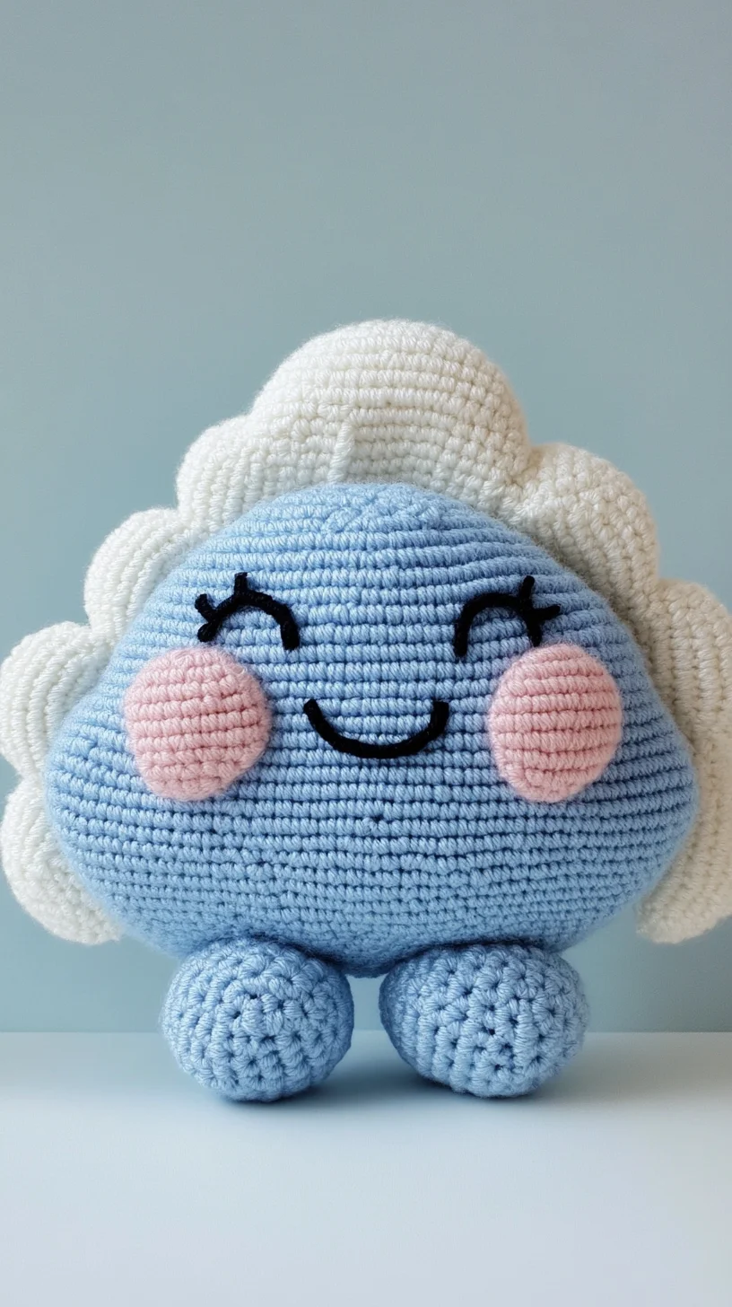 Adorable Crochet Cloud: A Whimsical Touch for Any Space!